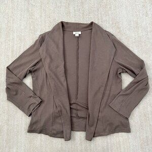 Style & Co Cotton Boho Summer Cardigan Knit Top L